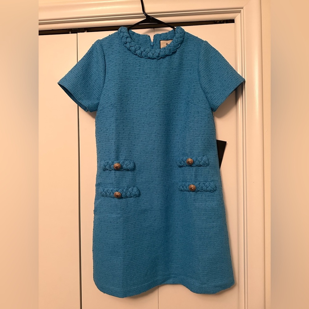 Capri Blue Tweed Jackie dress